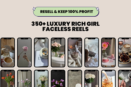 Neutral Aesthetic Faceless Videos, a Social Media Template by Design By Hira