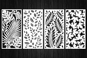 20 Panels tropical leaves pattern, a Graphic by CncCutModel (Thumbnail 4 of 5)