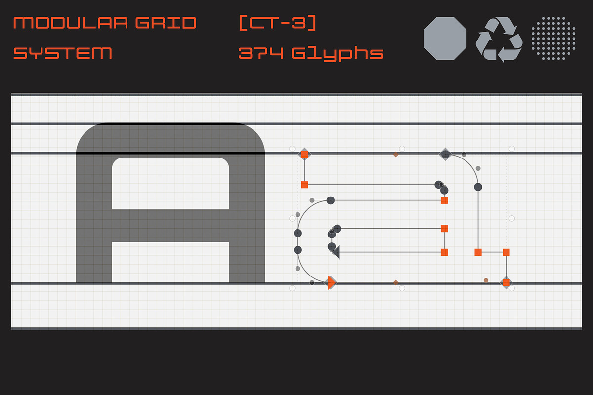 Flatface CTR-3, a Sans Serif Font by Flatface (Photo 5 of 13)