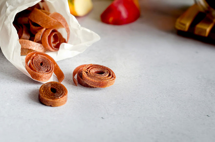 fruit pastille from berries on grey background. Natural  Fruit M, a Food & Drink Photo by vimart
