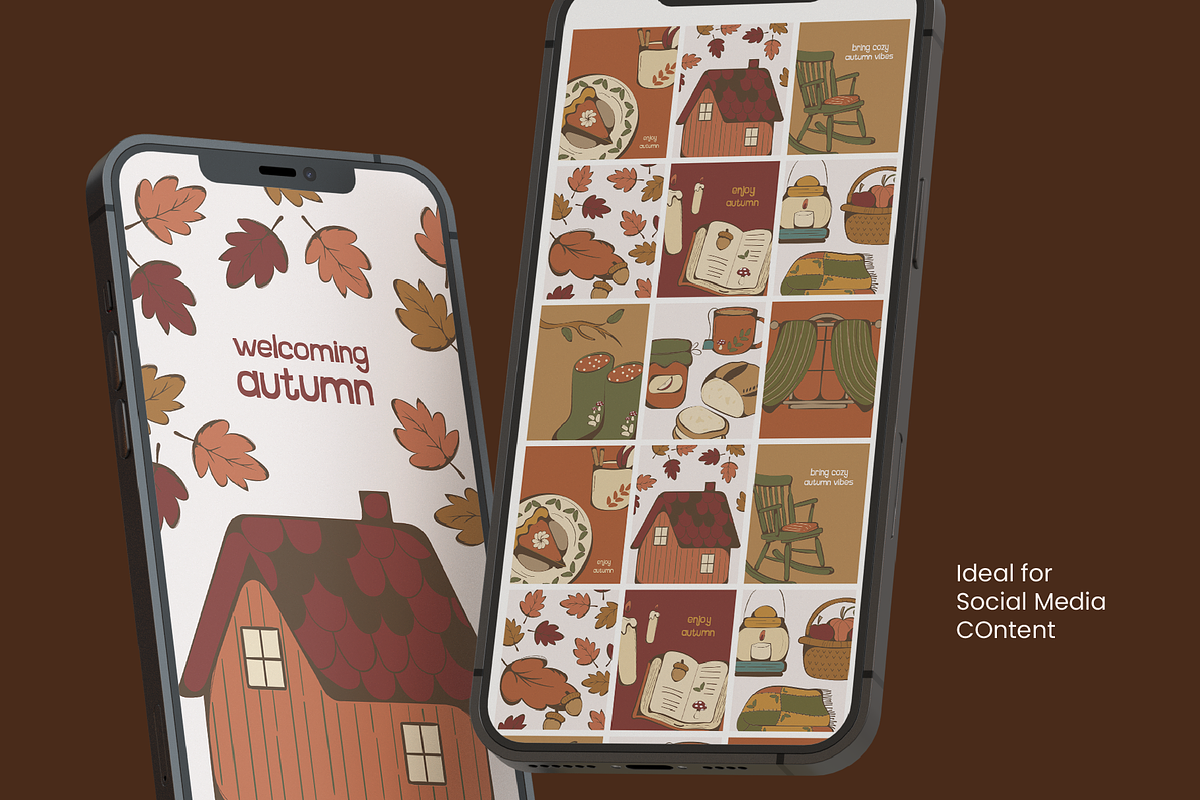 Cozy Cottagecore Fall Illustration, a Seasonal Illustration by Invisual Studio (Photo 9 of 10)