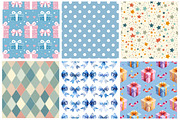 Pastel Gift & Deco Seamless Patterns, an Illustration by DreamArtGraphic (Thumbnail 3 of 5)
