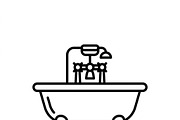 40 Bathroom Essentials Vector Icons, an Outline Icon by adenpinkstore (Thumbnail 5 of 15)