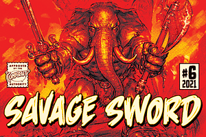 Savage Sword - Angry Brush Comic SFX