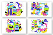 10 Protein Supplements Illustration, a Healthcare Illustration by denayunebgt (Thumbnail 2 of 4)