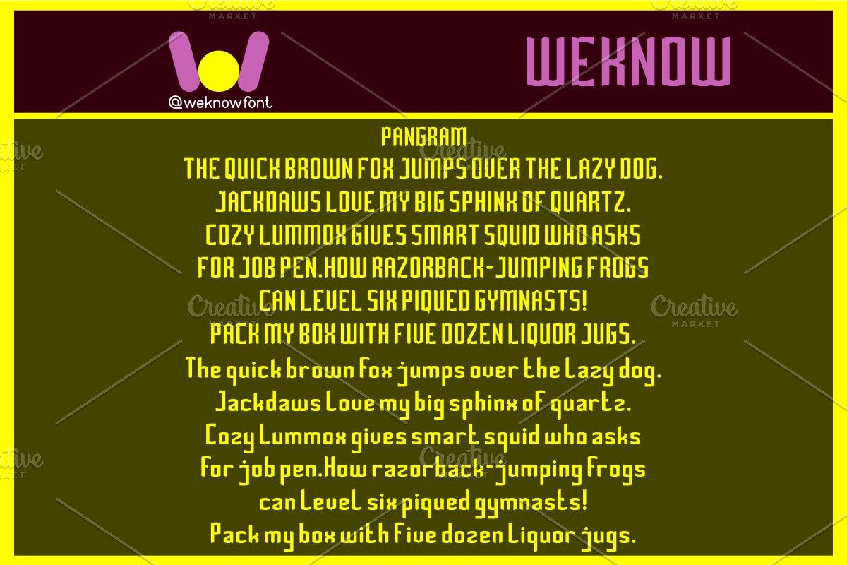 High Consequences font, a Font by weknow (Photo 6 of 8)
