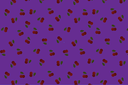 9 Seamless cherry pattern swatches, a Pattern Graphic by Salty Lunch (Thumbnail 4 of 10)