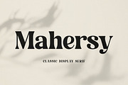 Mahersy - Classic Display Serif, a Serif Font by TypeLogue (Thumbnail 1 of 5)