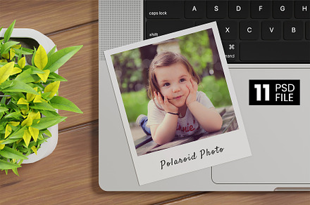 Polaroid Photo Collage Mockup Bundle