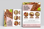 Food Flyer Design Template, a Flyer Template by MightyDesign (Thumbnail 2 of 7)