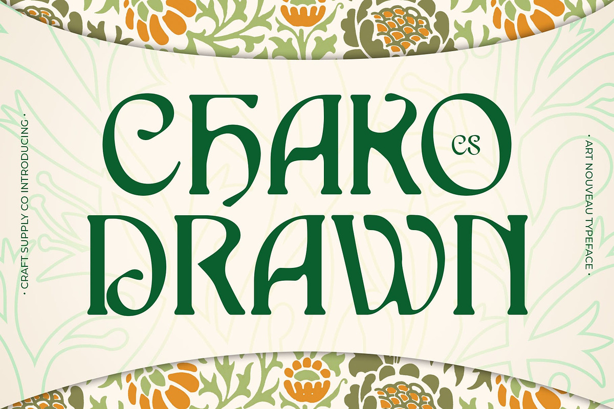 CS Chako Drawn, a Serif Font by Craft Supply Co. (Photo 1 of 8)