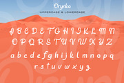 Orynko - Handwritten Font, a Handwritten Font by Morisco (Thumbnail 2 of 5)