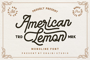 American Lemon Font Duo