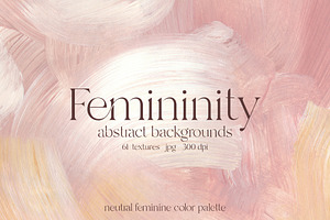 Handmade femininity textures