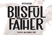 Blisful Father | Script Font, a Script Font by Scratchones (Thumbnail 1 of 9)