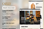 Caelly - Shopify Theme for Fashion, a Shopify Template by AtelierDuVow (Thumbnail 2 of 6)
