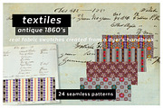 Antique Samplebook Textile Patterns, a Pattern Graphic by ISEEYOUPATTERN (Thumbnail 1 of 5)