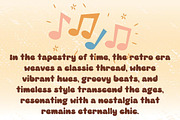 Groovy Retro Era - Handwritting, a Handwritten Font by Charmingbear59.design (Thumbnail 2 of 5)