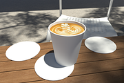 Cup Coaster Mockup, a Cups & Container Mockup by Bartama Graphic (Thumbnail 5 of 5)