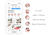 Abstract Instagram Story Icons, a Social Media Template by Blog&Glow (Thumbnail 6 of 6)
