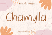 Chamylla Font, a Script Font by Aisyah (Thumbnail 1 of 5)