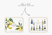 Watercolor Mediterranean Wedding Set, a Decorative Illustration by ThaismotaCreativeCo (Thumbnail 4 of 5)