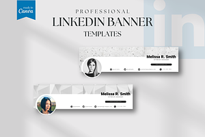 LinkedIn Banner Canva Template