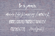 Benjamin Font, a Script Font by SophieSaxo (Thumbnail 8 of 8)