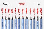 Streamline Markers for Affinity, a Brush Add-On by brushapes.com (Thumbnail 6 of 8)