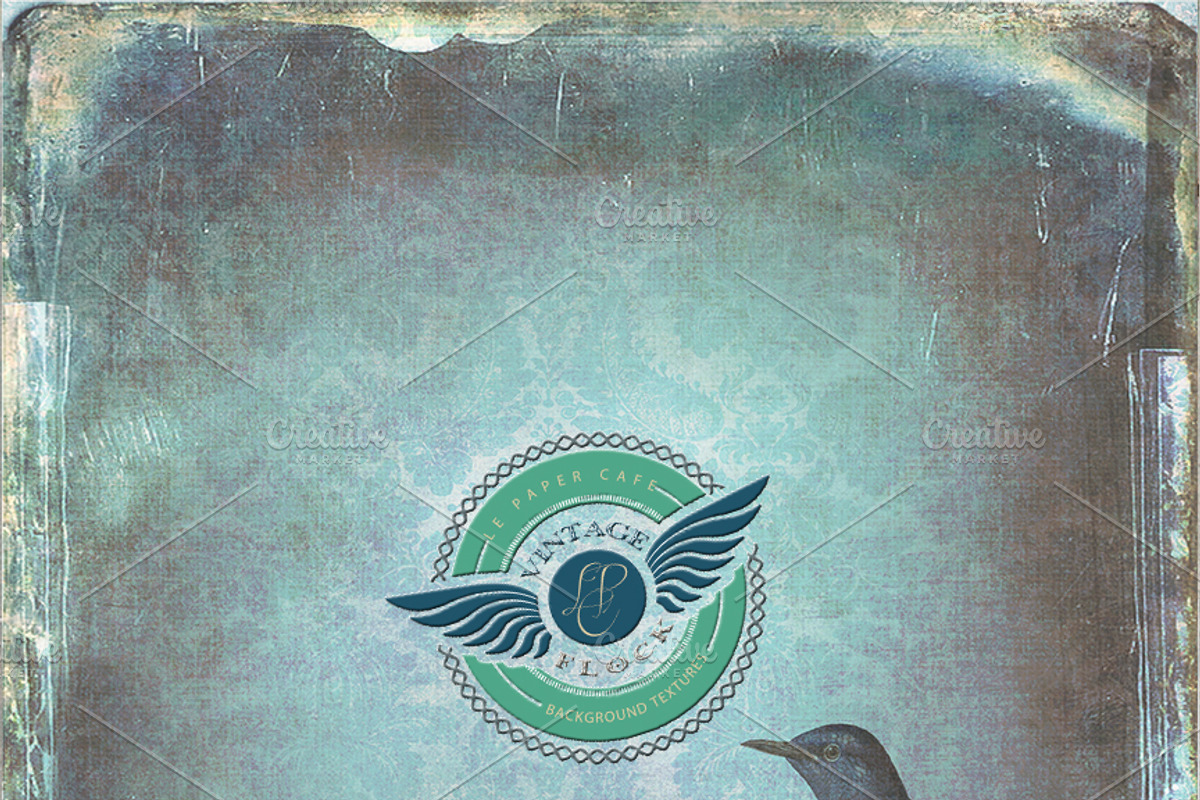 Vintage Flock - Bird Backgrounds preview 5