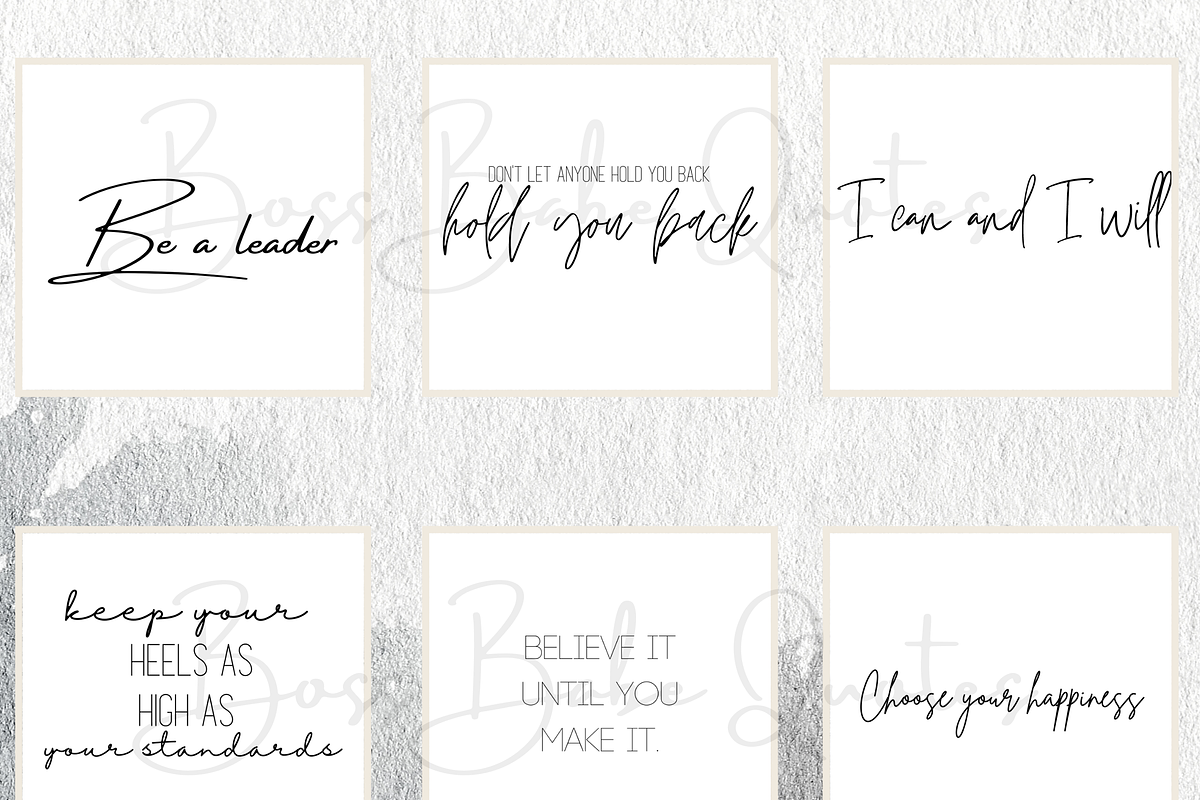 Girl Boss Social Media Posts, a Social Media Template by Chantelle T Illustrations (Photo 3 of 3)
