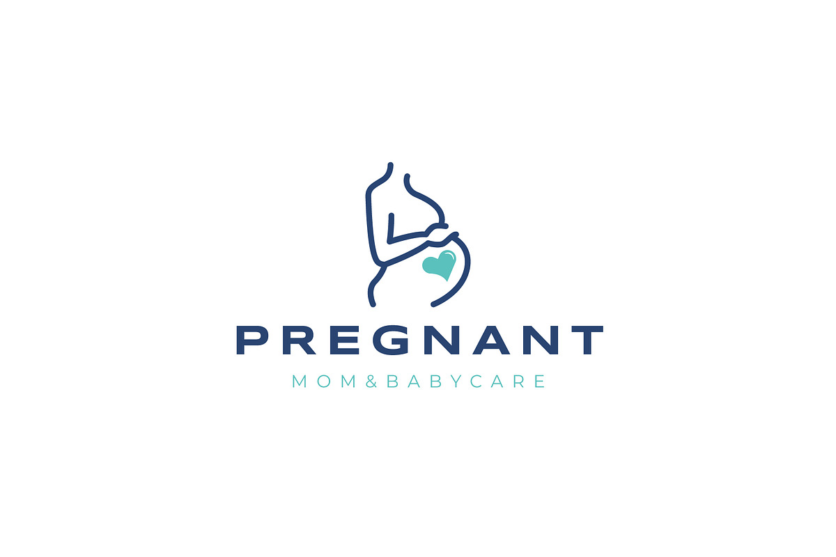 Pregnant icon template illustration, a Branding & Logo Template by Dyn Studio (Photo 1 of 2)