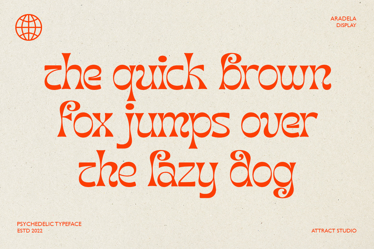 Aradela Display, a Serif Font by Attract Studio (Photo 11 of 13)