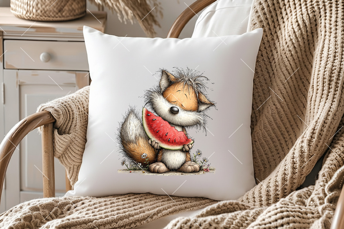 Whimsical Summer Fox Clipart, an Illustration by OK Design (Photo 6 of 6)