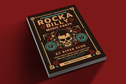 Rockabilly Music Party Flyer, a Flyer Template by Muhamad Iqbal hidayat (Thumbnail 3 of 4)