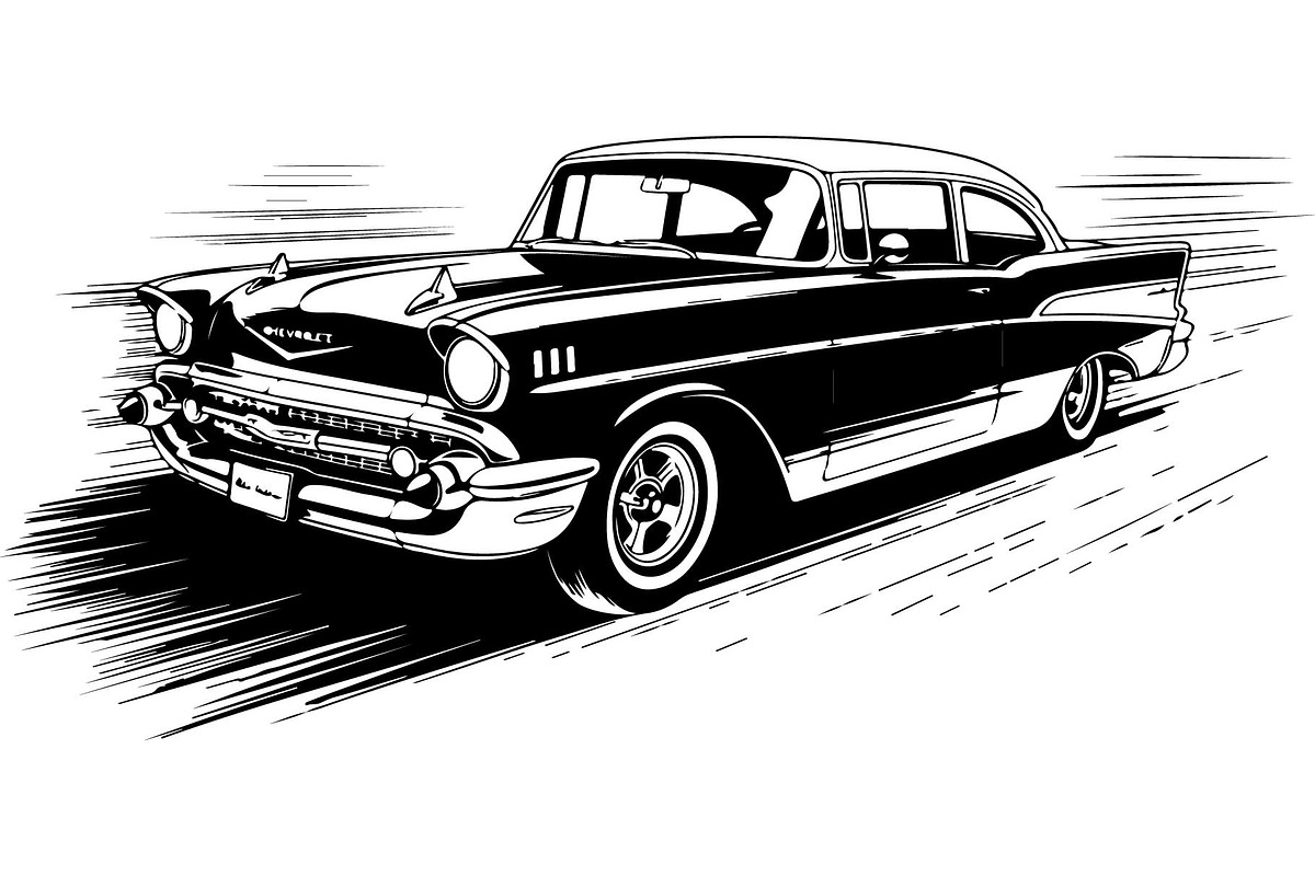 Classic Muscle Car SVG Bundle, an Object Graphic by jahid234 (Photo 9 of 12)