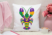 Mardi Gras Crawfish PNG, an Illustration by Canvas Craft (Thumbnail 6 of 7)