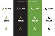 Alpin Letter A Fir Tree Logo, a Branding & Logo Template by Tovarkovdesign (Thumbnail 4 of 6)