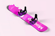 Snowboard Mock-up, a Product Mockup by zippypixelstudio (Thumbnail 3 of 8)