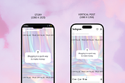 Influencer Voice Instagram Templates, a Social Media Template by Ollyta May (Thumbnail 4 of 9)