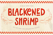 Blackened Shrimp Font, a Handwritten Font by Kellie Jayne Studio (Thumbnail 1 of 11)