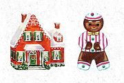 Vintage Christmas Clip Art I, an Illustration by Patterns for Dessert (Thumbnail 3 of 7)