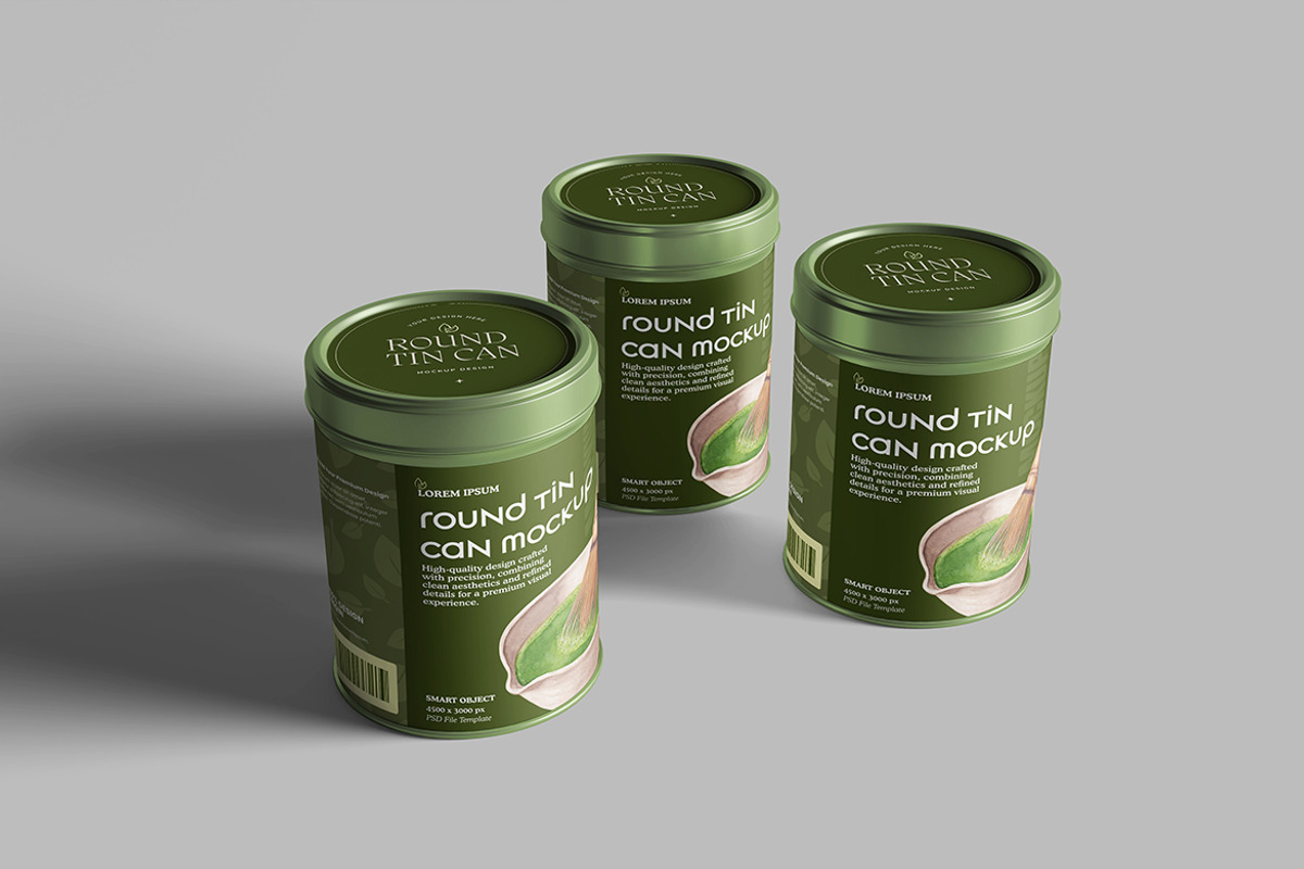 Tin Can Mockup For Branding, an Advertising Mockup by bimockup (Photo 4 of 6)