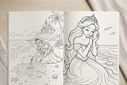 Magical Princess Coloring Book Vol44, a Person Illustration by ikarifq shop (Thumbnail 7 of 7)