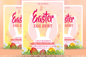 Happy Easter Party Flyer, a Flyer Template by Artolus