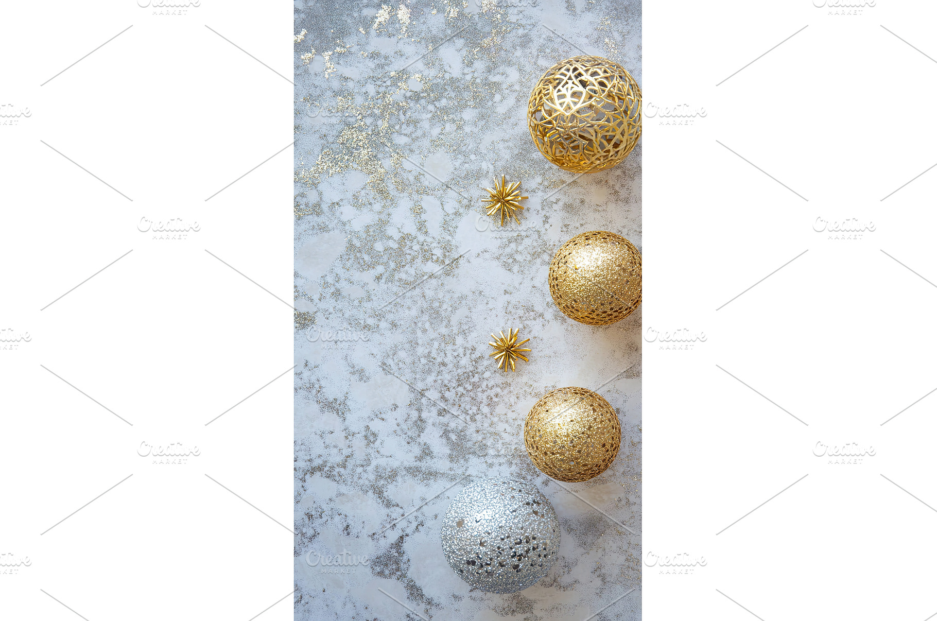 Elegant gold and silver Christmas, a Holiday Photo by Lermont51
