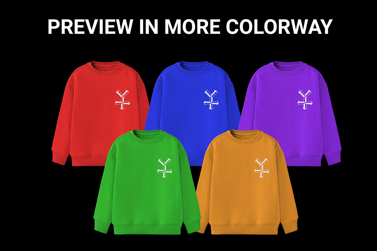 sweatshirt mockup, a Shirt Mockup by yalanois (Photo 4 of 10)