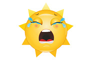 Sun Emoticons, an Emoji Icon by land art (Thumbnail 3 of 13)