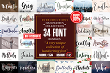 Bundles Script font Collections
