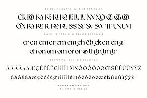 Bagtha Mendoneh Ligature Serif